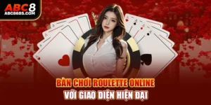 Bàn chơi Roulette online với giao diện hiện đại.